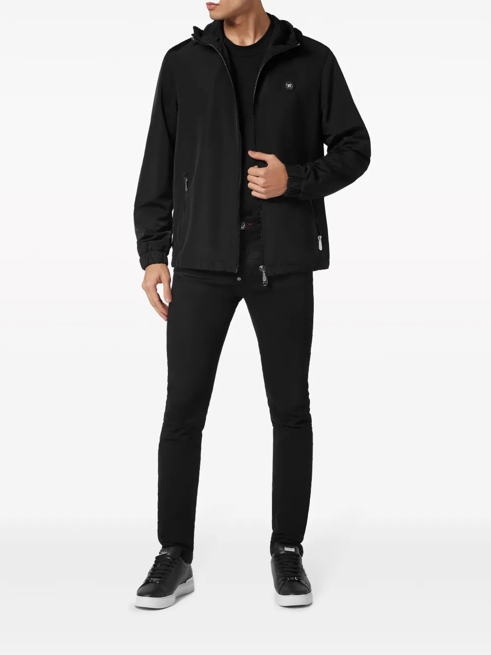 Philipp Plein coupe-vent à patch logo | Vestes légères | Image 2