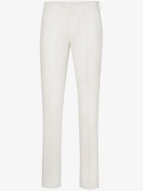 Philipp Plein linen tailored trousers