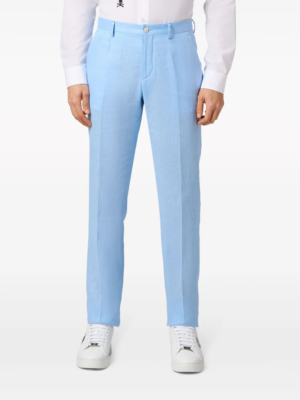 Affordable Philipp Plein linen tailored trousers Men