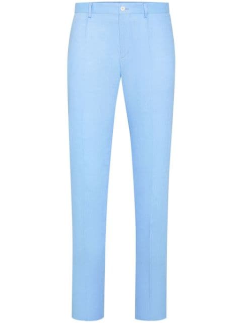 Philipp Plein linen tailored trousers