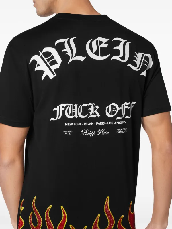 トップス Philipp Plein T-shirt Round Neck SS with Crystals | Philipp Plein Outlet