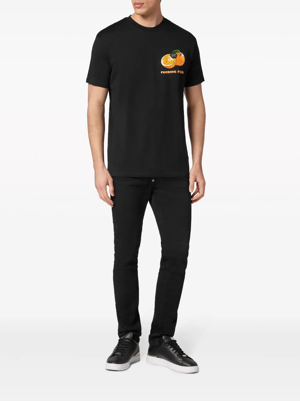 Cheap Philipp Plein Tutti Frutti cotton T-shirt Men