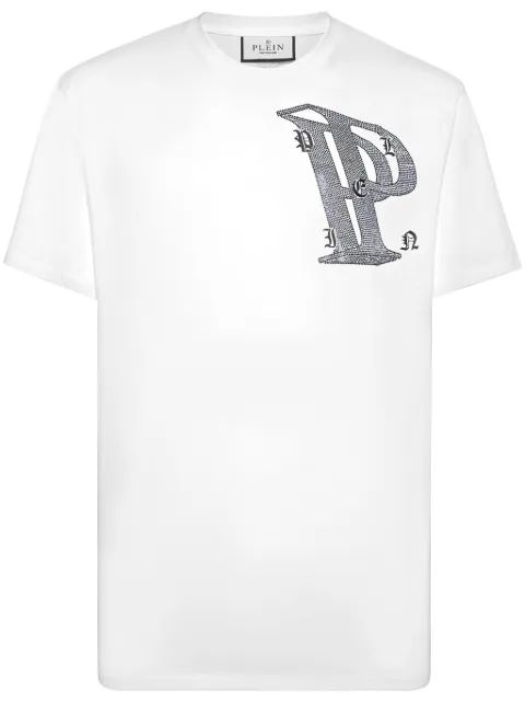 Philipp Plein rhinestone-embellished cotton T-shirt Men
