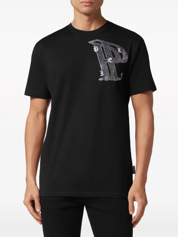 Philipp Plein ラインストーン Tシャツ | ブラック | FARFETCH JP