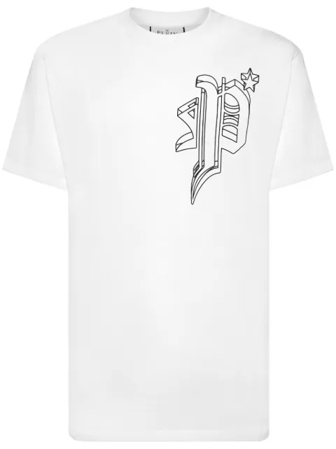 Philipp Plein skull-print cotton T-shirt