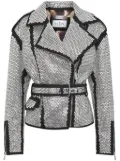 Philipp Plein crystal-embellished jacket - Black