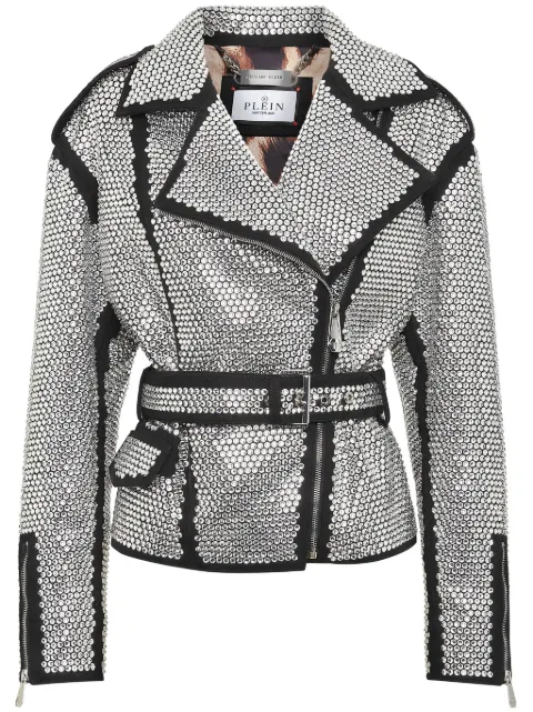 Philipp Plein crystal-embellished jacket