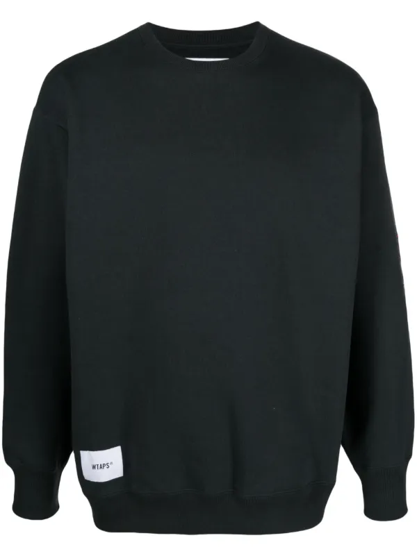 WTAPS Cut Sewn All 01 Cotton Sweatshirt Black FARFETCH PL