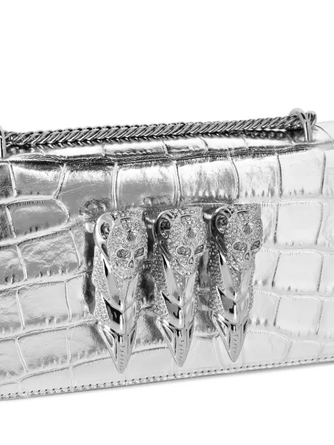 Philipp Plein small skull-appliqué shoulder bag PADAWBA1880PLE010N - 3