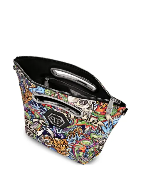 Philipp Plein medium Tattoo-print tote bag PADAWBA1882PLE010N - 2