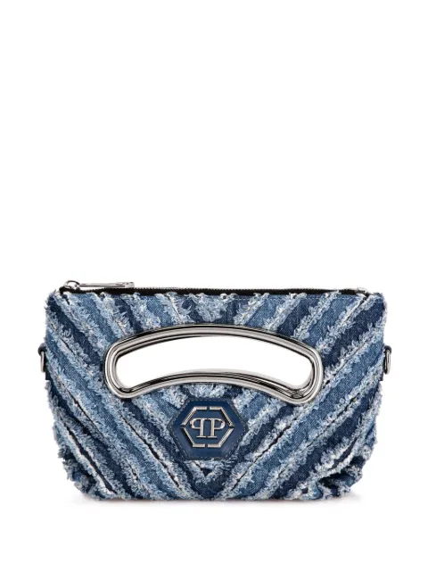 Philipp Plein small Denim tote bag