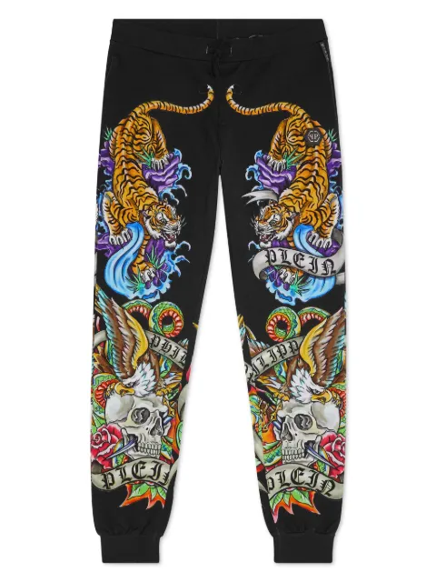 Philipp Plein Junior pantalones Tattoo