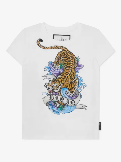Philipp Plein Junior t-shirt Tattoo en coton