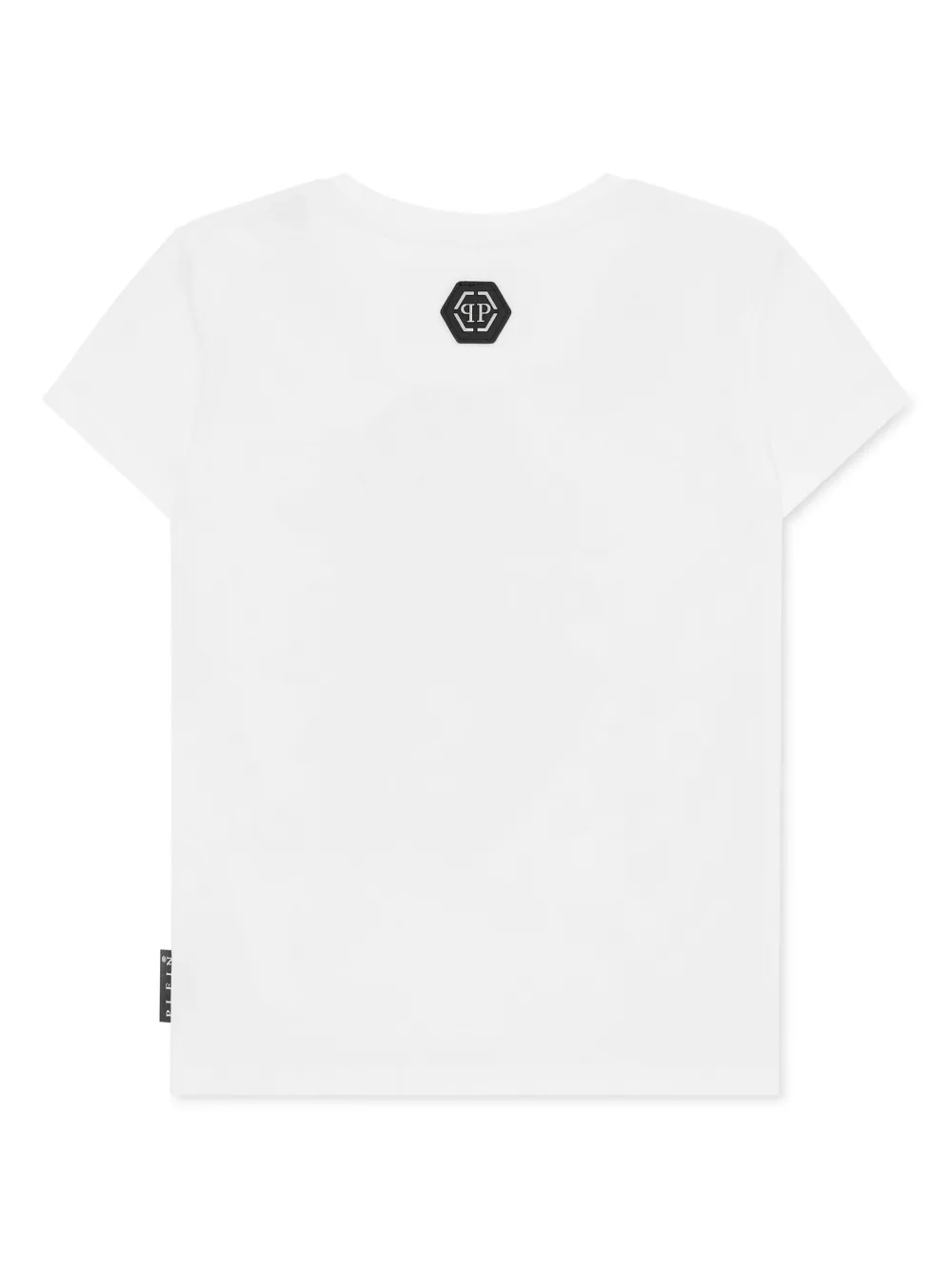philipppleinjunior Philipp Plein Junior Tattoo katoenen T-shirt - Wit