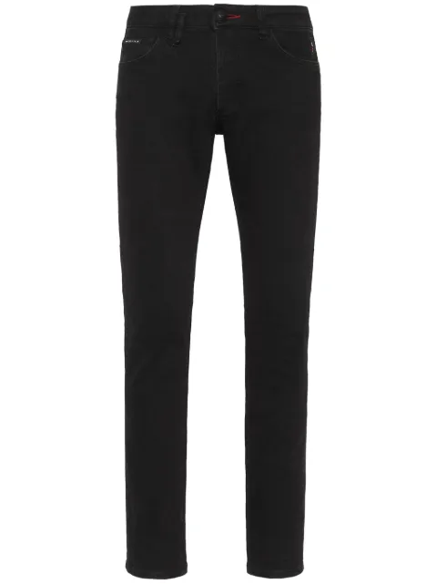 Philipp Plein Lion Circus mid-rise slim-fit jeans