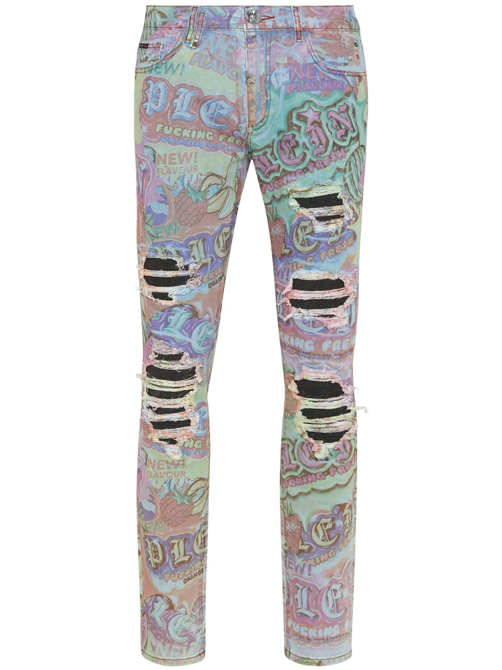 Philipp Plein Slim-fit jeans Roze