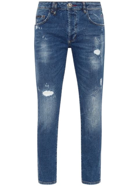 Philipp Plein Lion Circus Skinny-Jeans