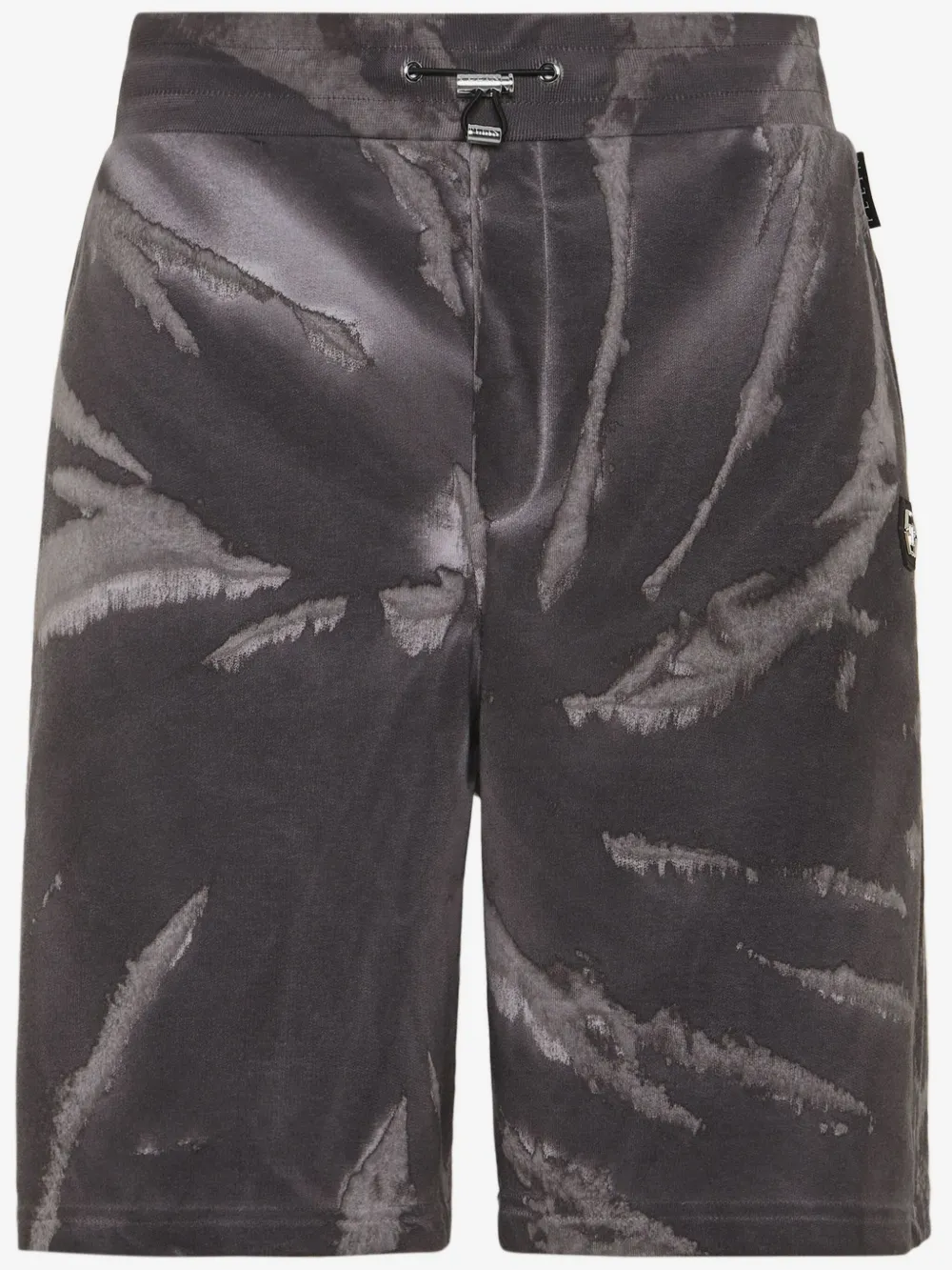 Philipp Plein Tutti Frutti tie-dye Bermuda shorts | Grey | Image 1