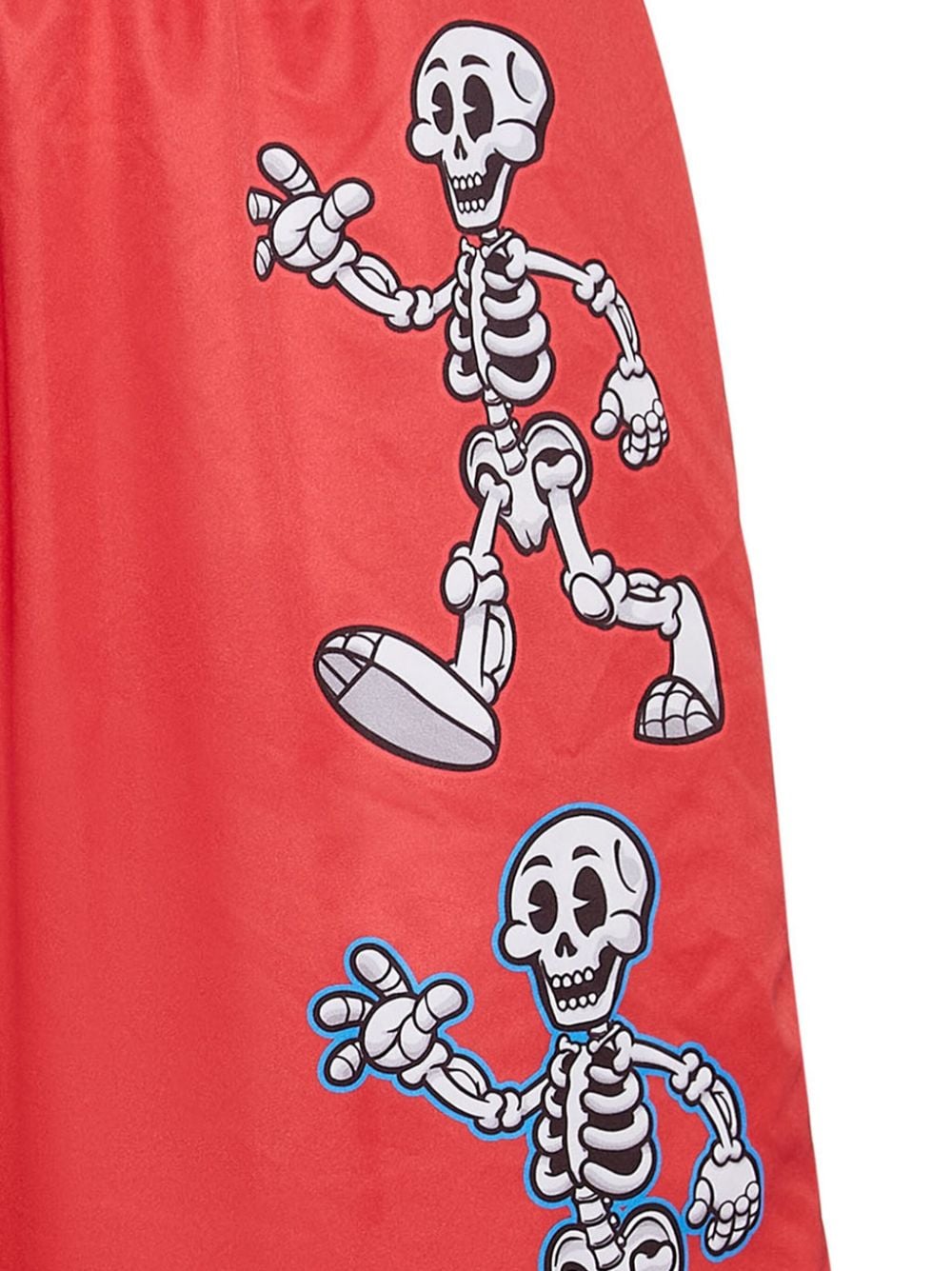 Shop Philipp Plein Skeleton-print Swim Shorts In Red