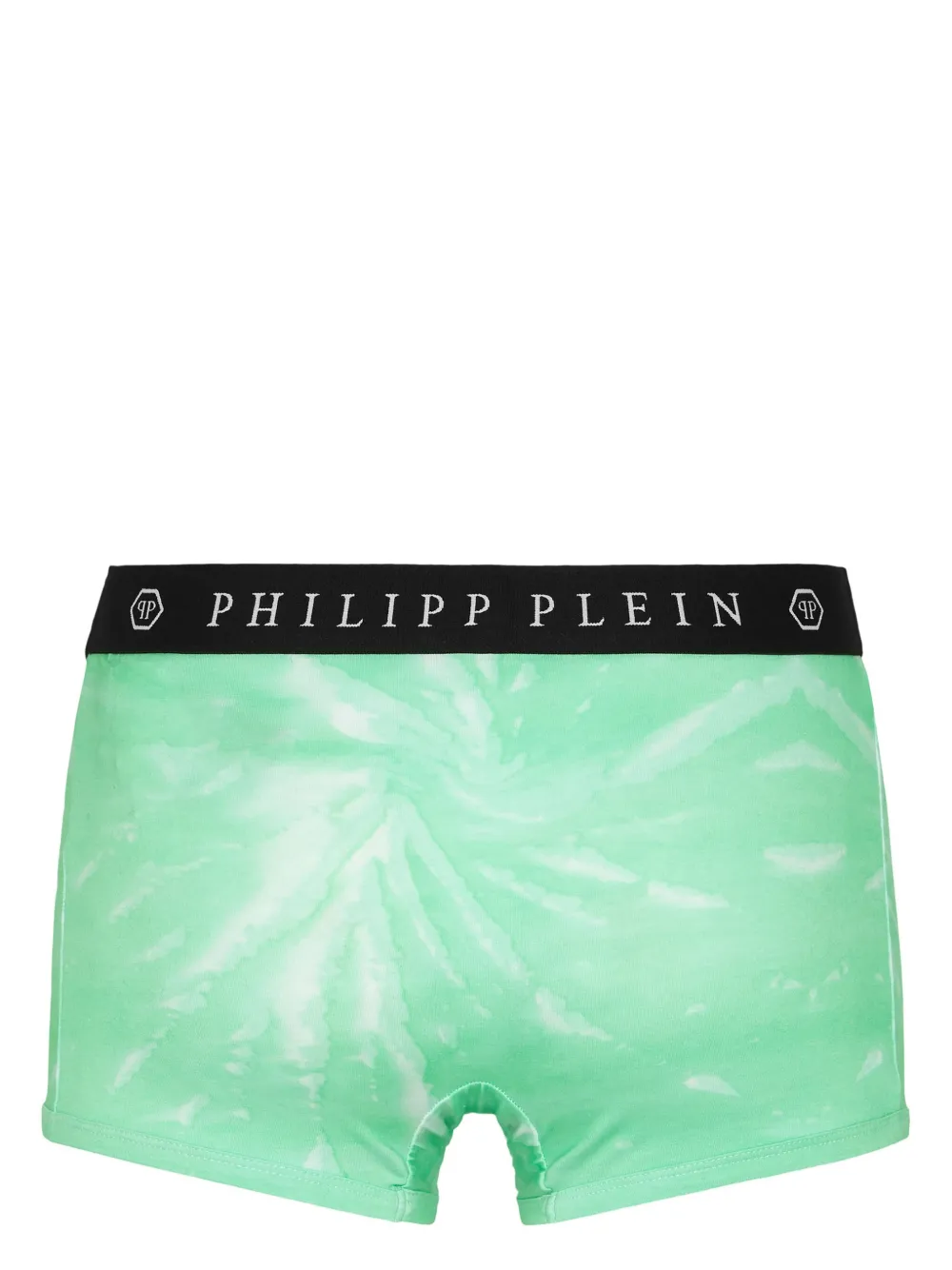 Philipp Plein Tie-Dye logo-waistband briefs - Groen
