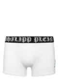 Philipp Plein Skull & Bones embroidered briefs - White