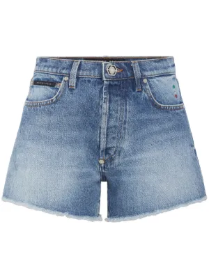 PHILIPP PLEIN デニム ショートパンツ　Sサイズ Philipp Plein デニムショートパンツ 通販 - FARFETCH