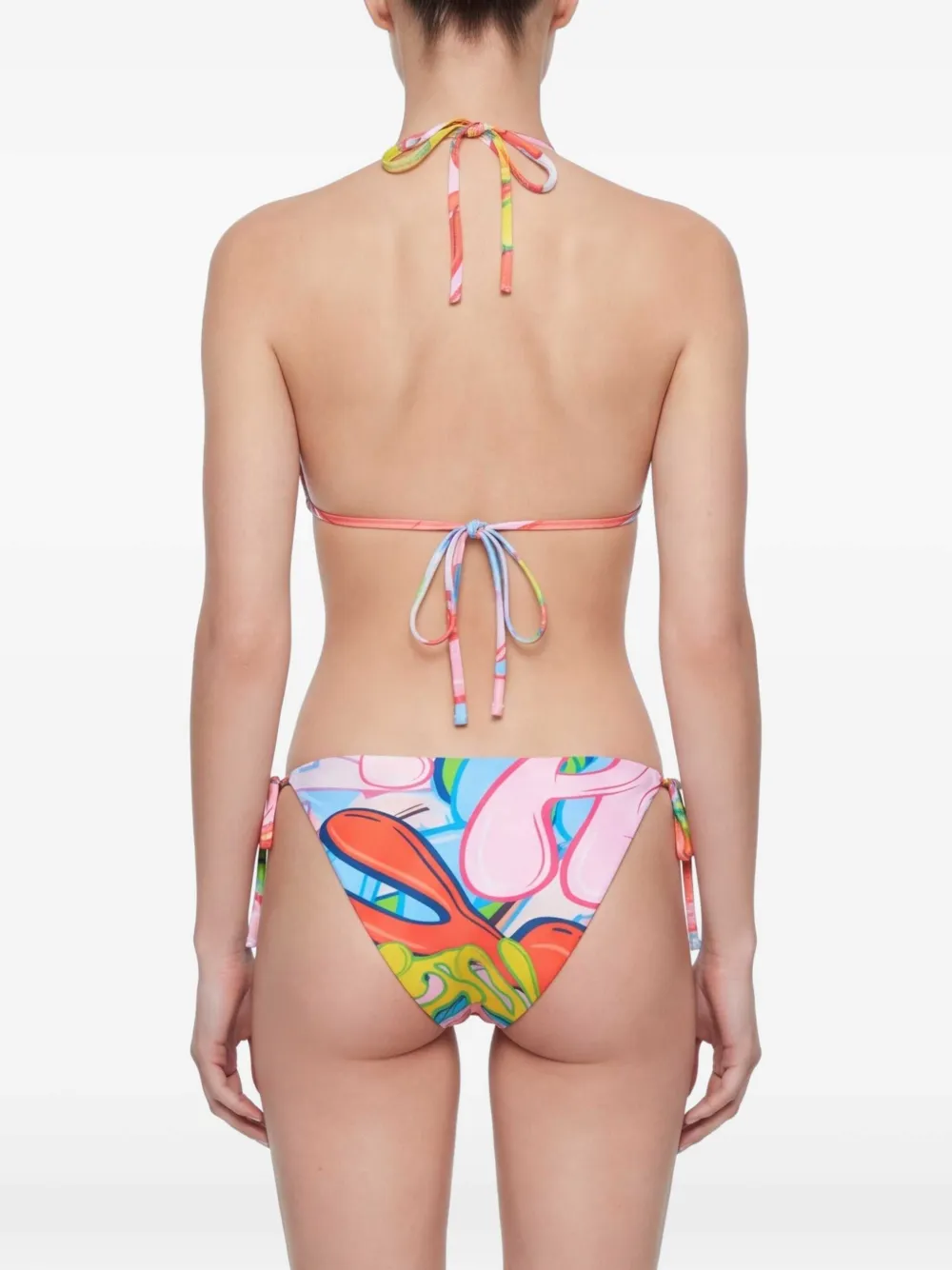 Philipp Plein Bikini met print Roze