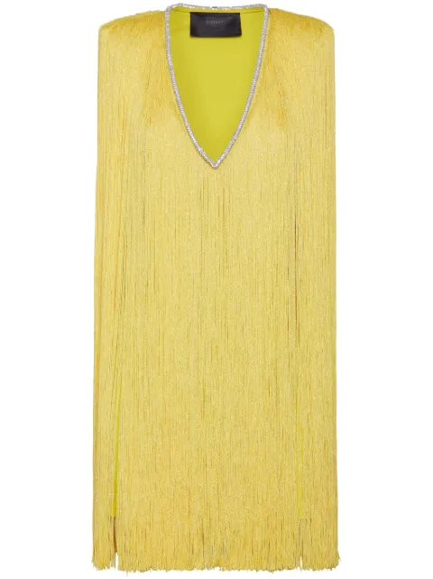 Philipp Plein Fringe sleeveless minidress PADCWRG3018PJY002N - 0