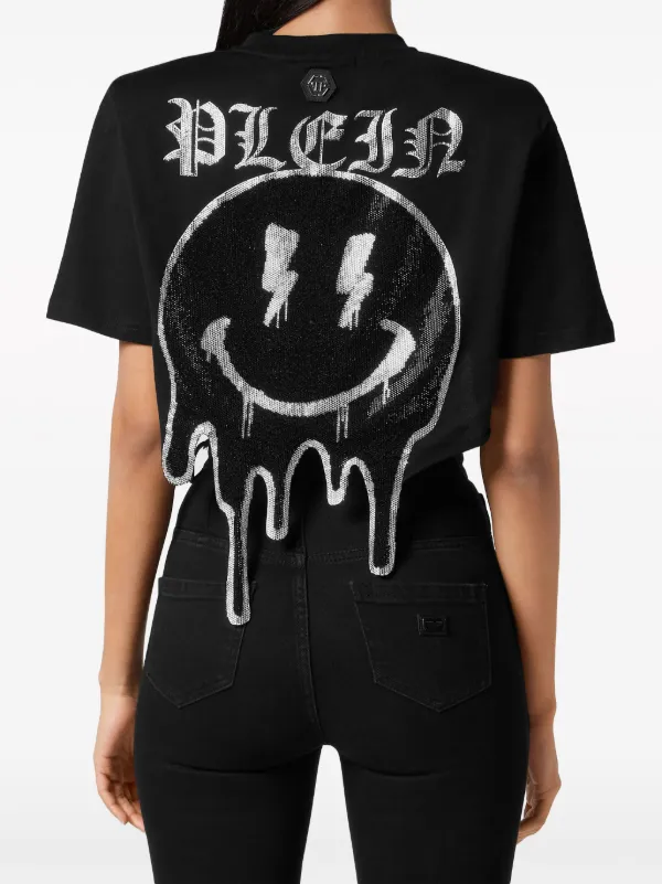 Tシャツ・カットソー PHILIPP PLEIN Women Tops F18C WRJ0006 PTE061N 0209 TOP Black Women's T-shirt & Sweatshirts | Philipp Plein