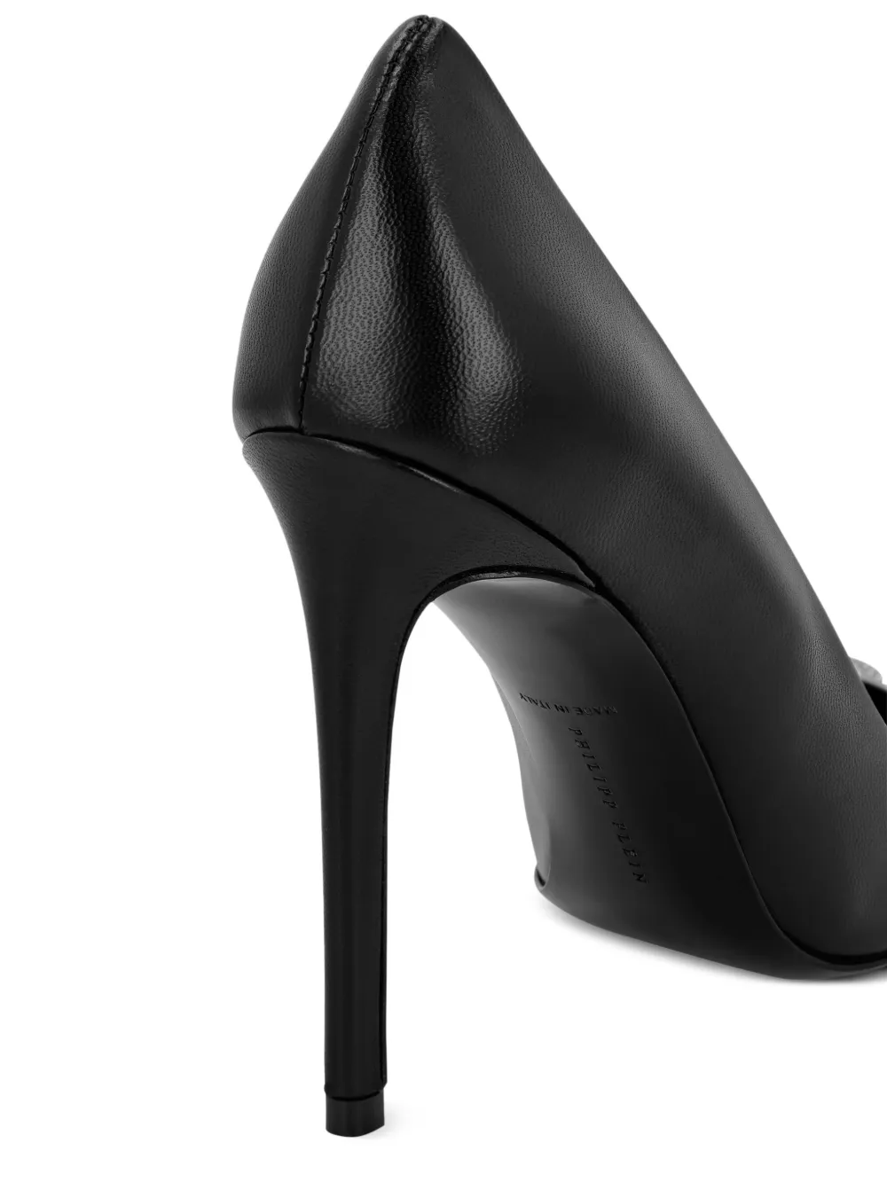 Shop Philipp Plein 105mm Skull-appliqué Pumps In Black