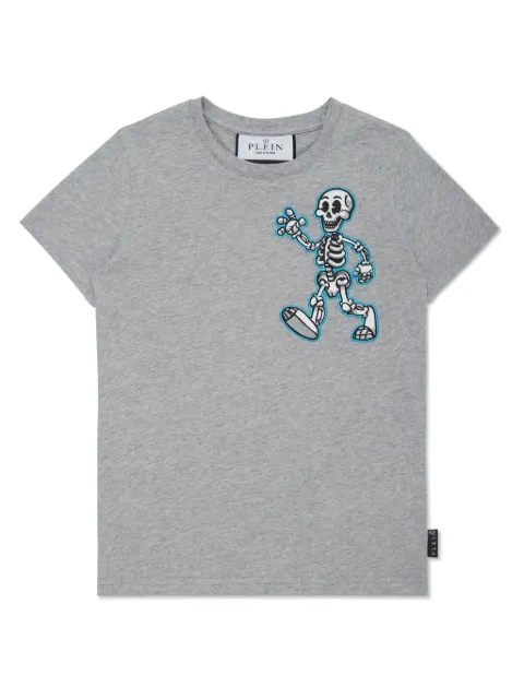 Philipp Plein Junior Skully Gang cotton T-shirt 