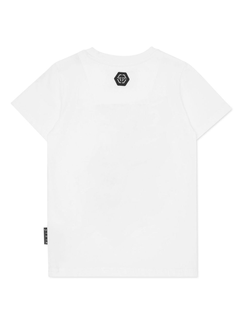 Shop Philipp Plein Bulldogs Cotton T-shirt In White