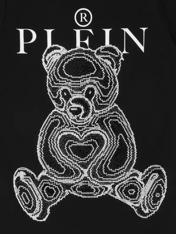Philipp Plein Junior テディベア Tシャツ | ブラック | FARFETCH JP