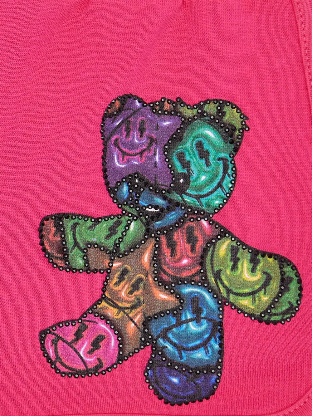 Philipp Plein Junior Short met teddybeerprint Roze