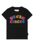Philipp Plein Junior sequin-embellished cotton T-shirt - Black