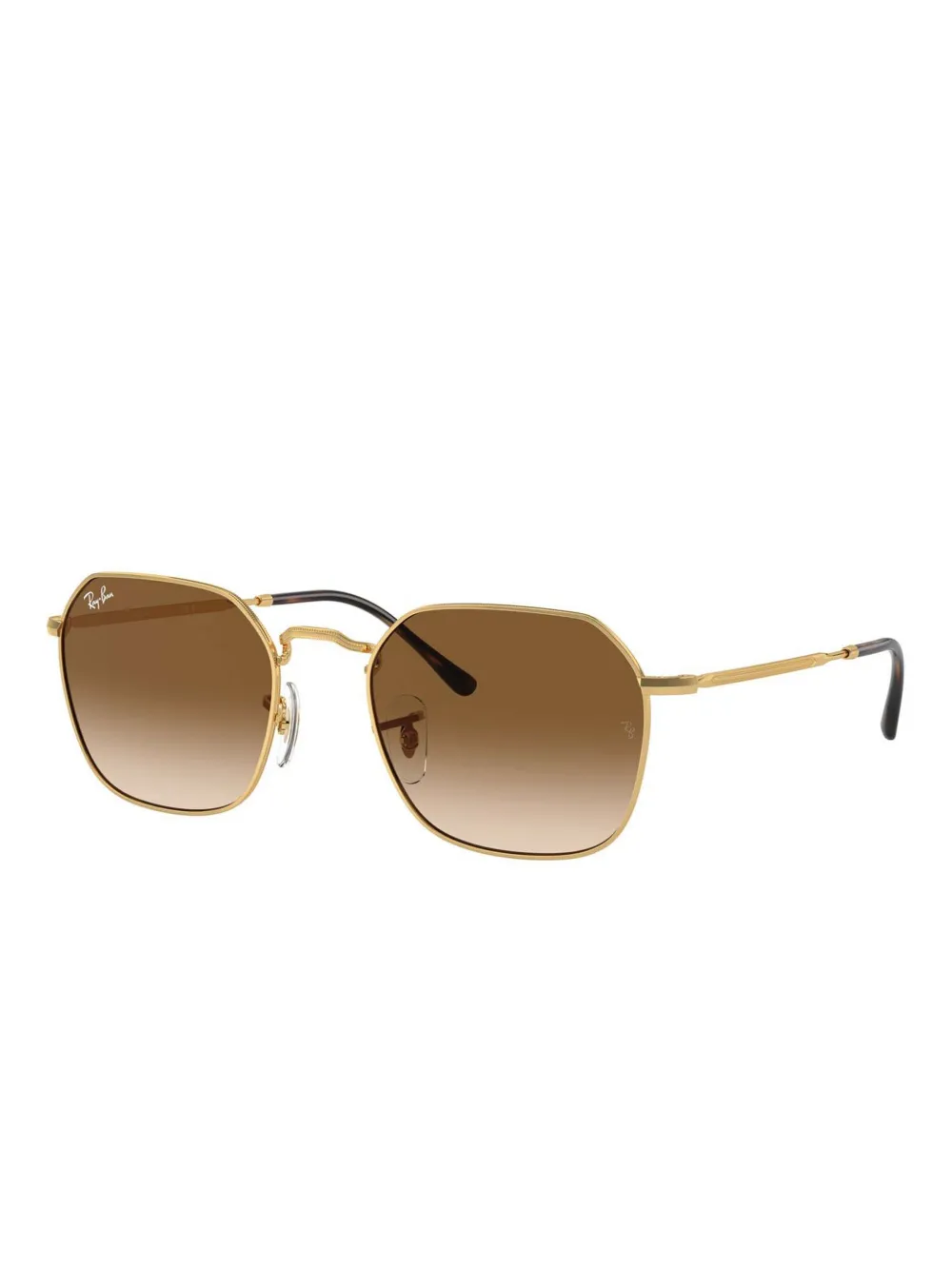 Ray-Ban Jim zonnebril met vierkant montuur - Goud