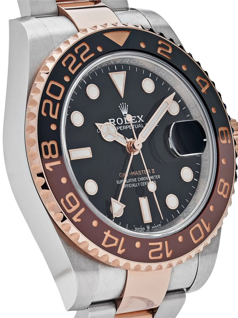 Pre-owned Rolex 2020  Gmt-master Ii Root Beer 40mm In Black