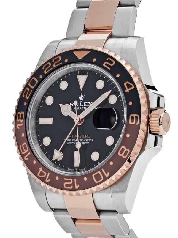 Rolex 2020 pre owned GMT Master II Root Beer 40mm Farfetch