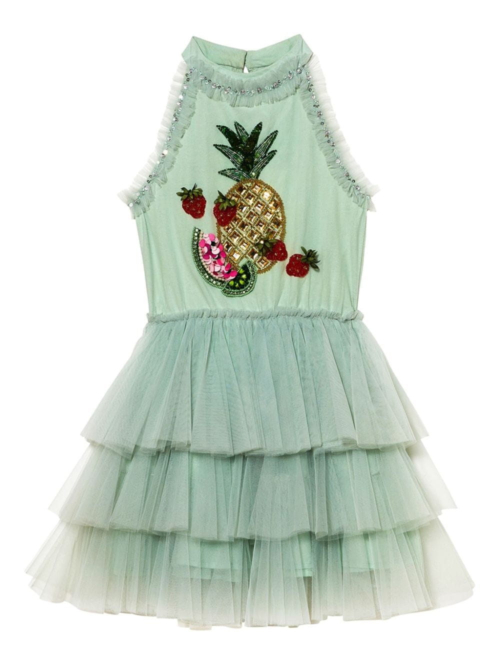 Tutu Du Monde Kids' Pineapple Crush Tutu Dress In Green