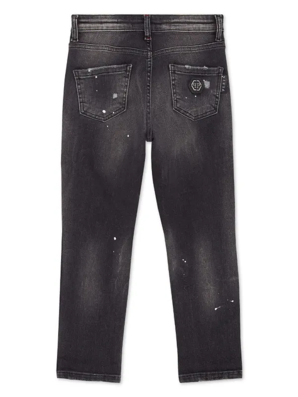 Black ripped jeans juniors sale