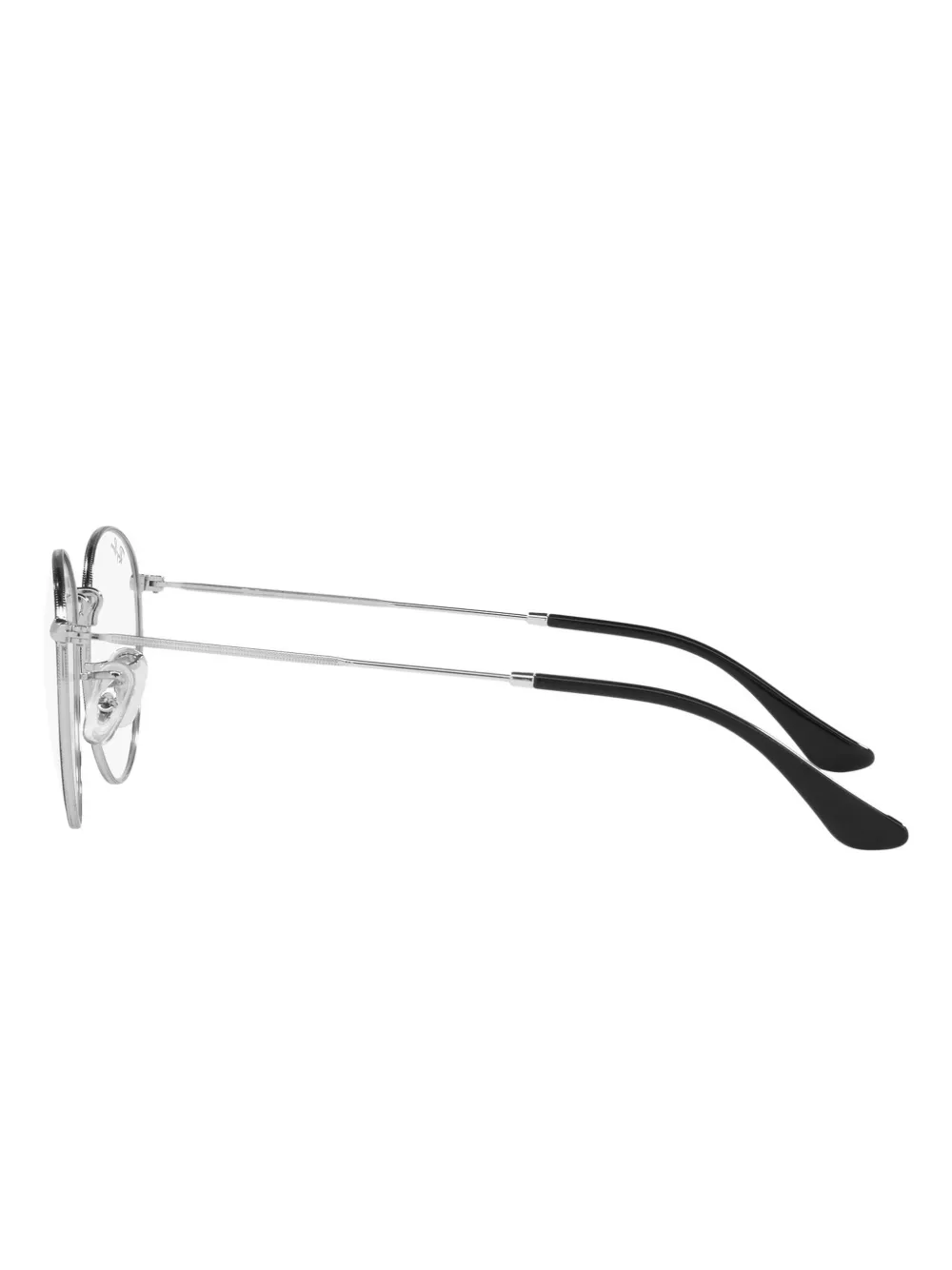 Ray Ban Round-frame Glasses In Silver