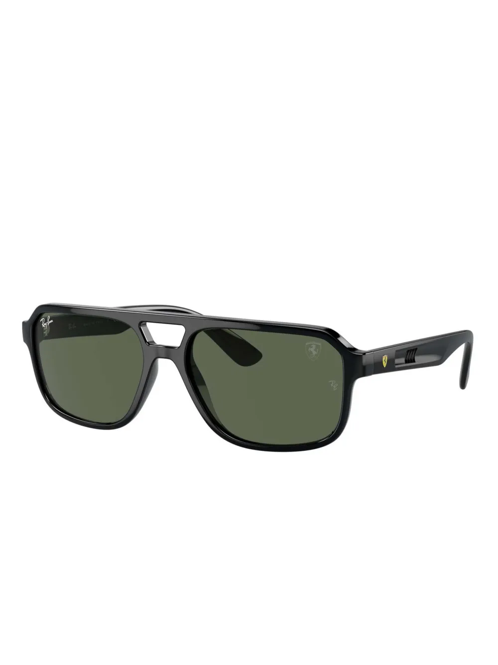 Ray-Ban x Ferrari Scuderia zonnebril met vierkant montuur - Zwart