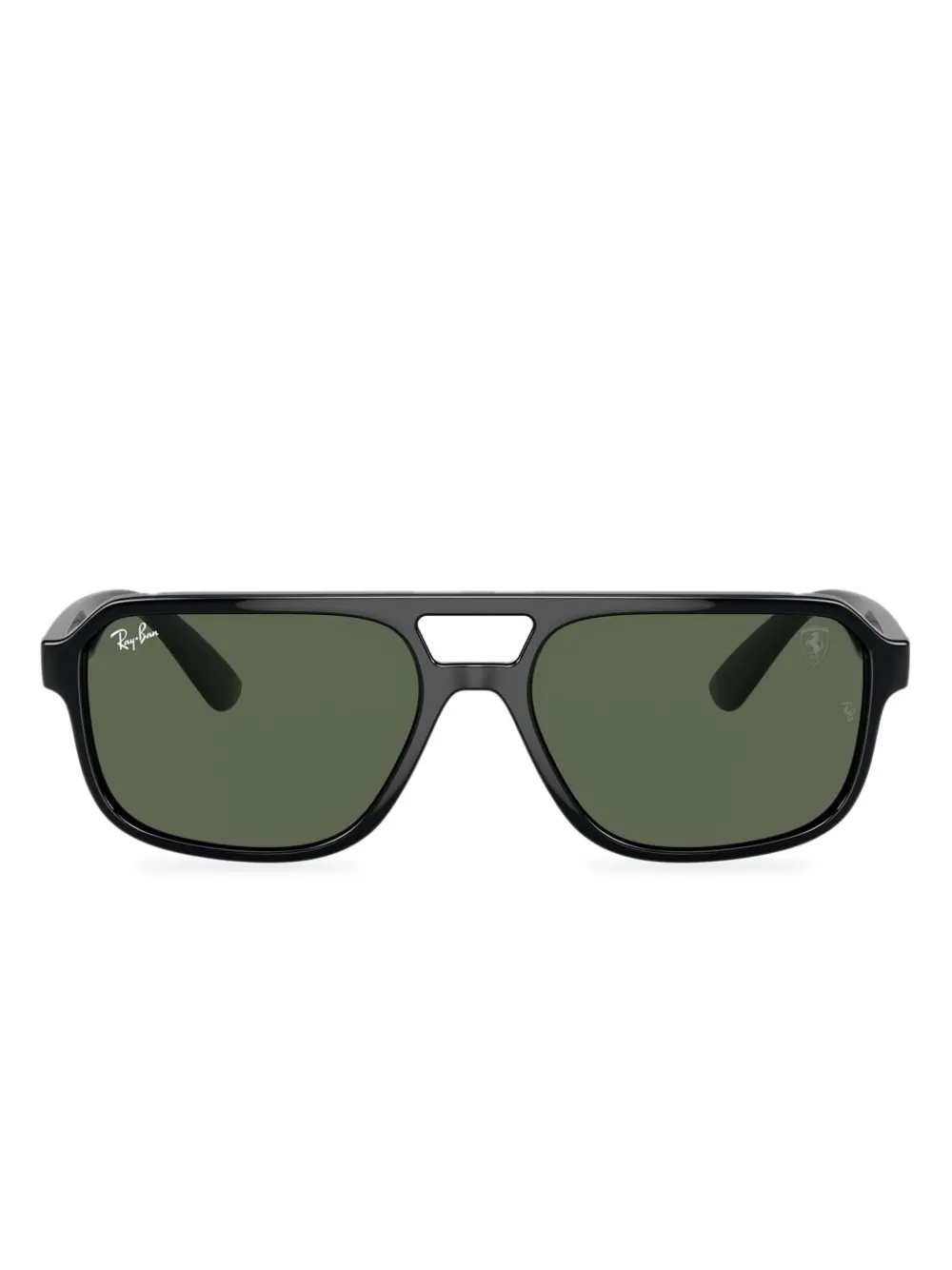 Ray-Ban shield-frame sunglasses | Black | Image 1