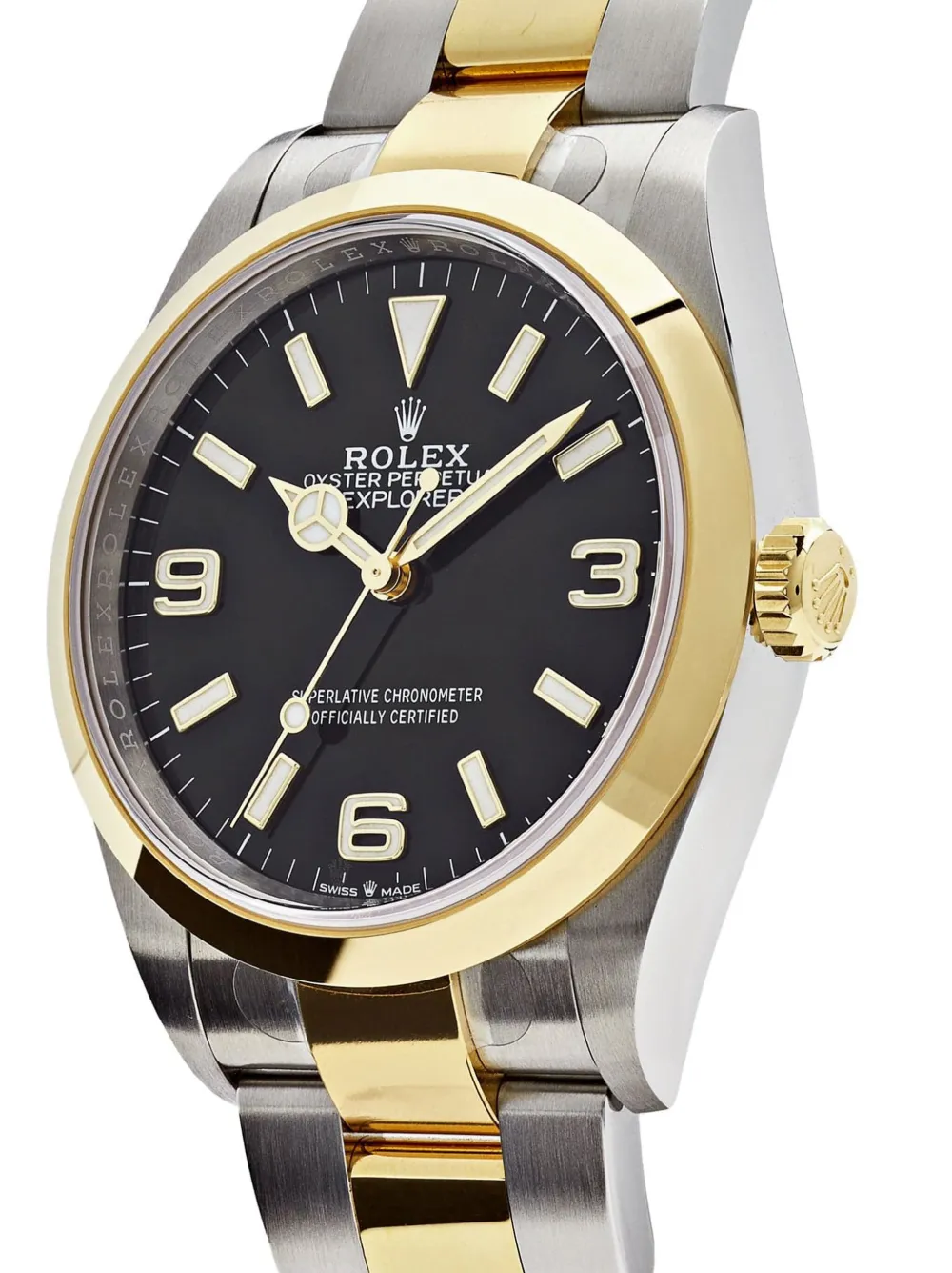 Rolex 2021 ongedragen Explorer horloge - Zwart