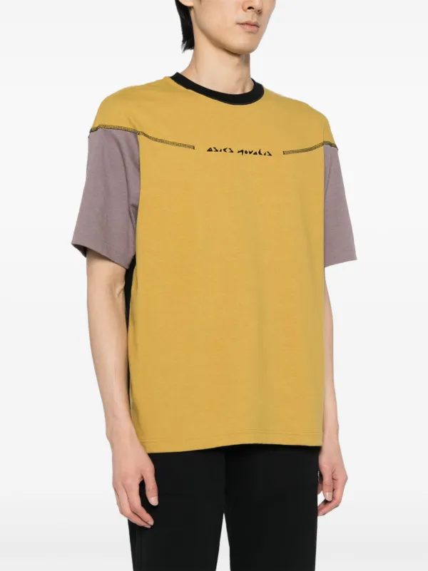 asics yellow t shirt