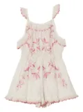 Tutu Du Monde Samba embroidered playsuit - White