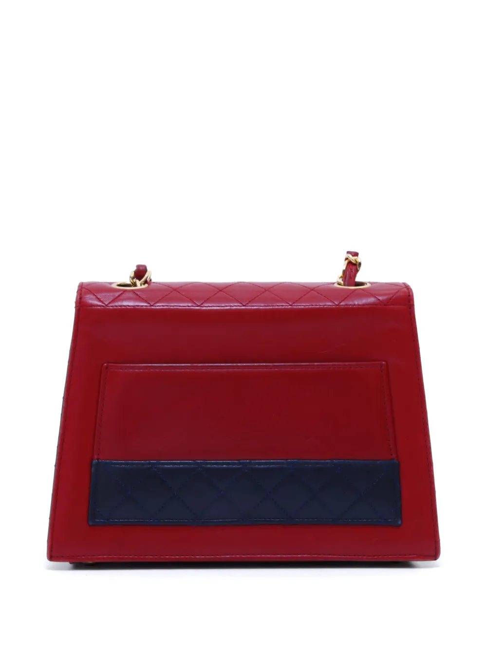 CHANEL Pre-Owned 1989-1991 diamond-quilted shoulder bag - Rood