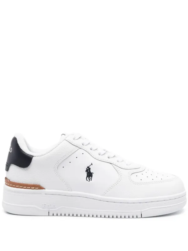 Polo Ralph Lauren Tênis Masters De Couro Branco FARFETCH BR