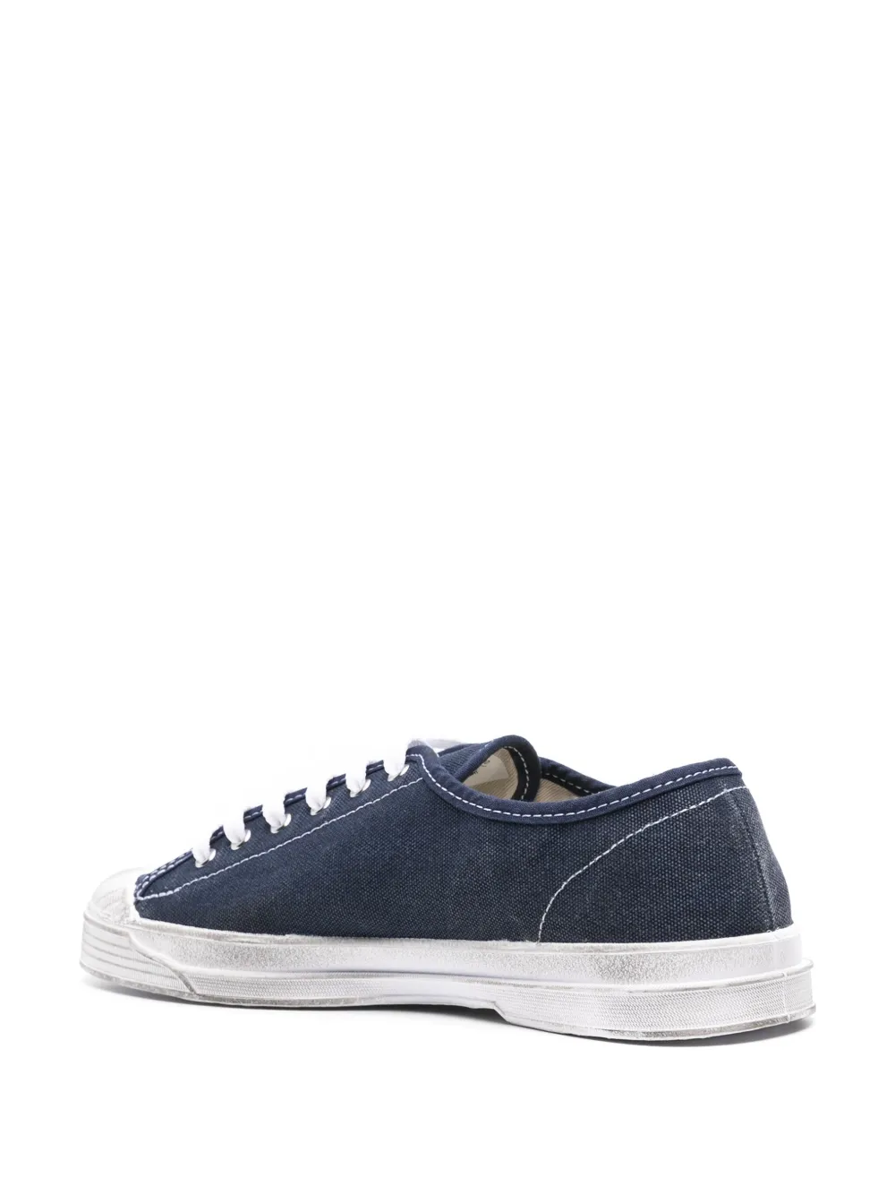 Shop Polo Ralph Lauren Polo Pony Canvas Sneakers In Blue