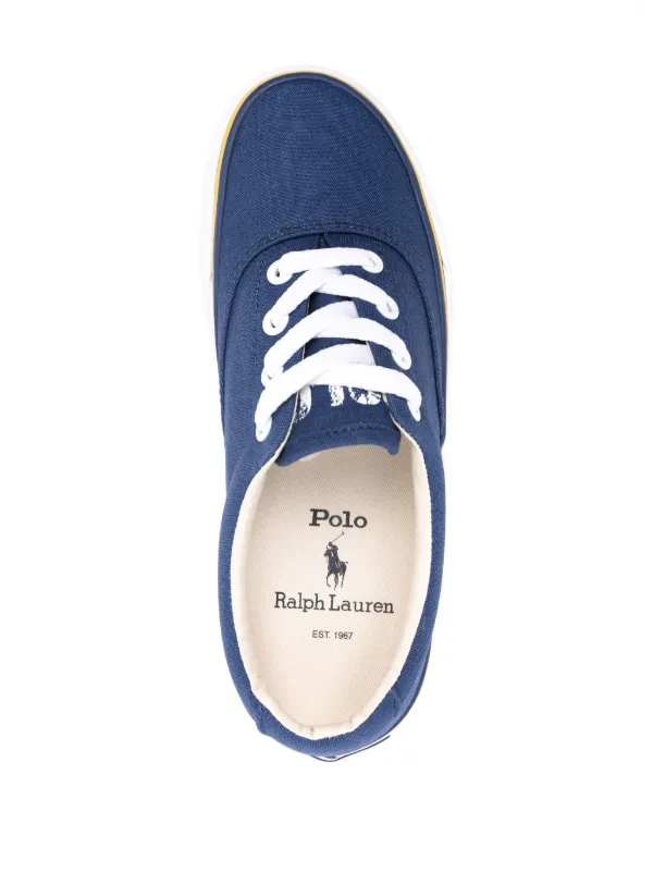 Ralph lauren men's canvas sneakers new arrivals